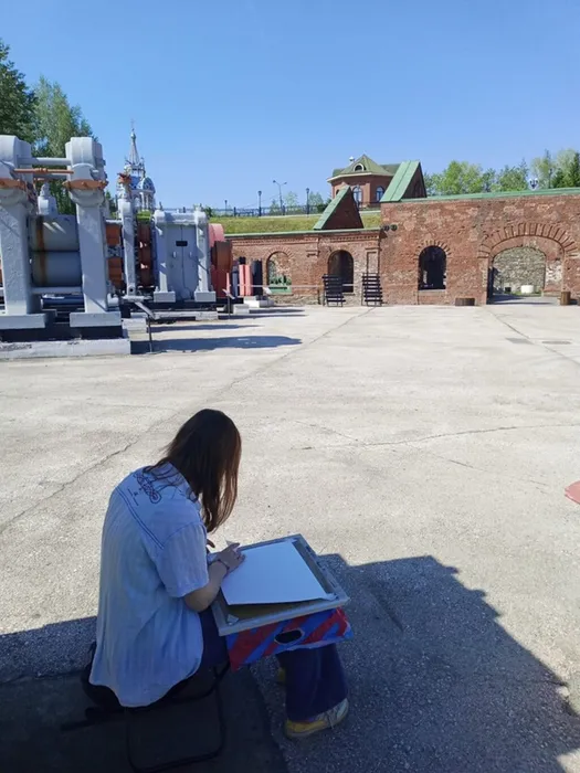 Пленэр в "Северской Домне"