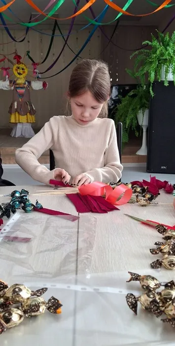 мастер-класс "Свит дизайн. Букет для мамы"