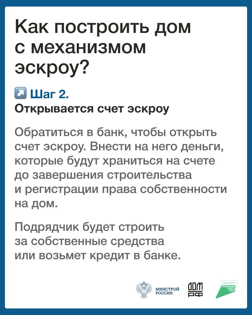 «О строительстве жилых домов по договорам строительного подряда  использованием счетов эскроу»