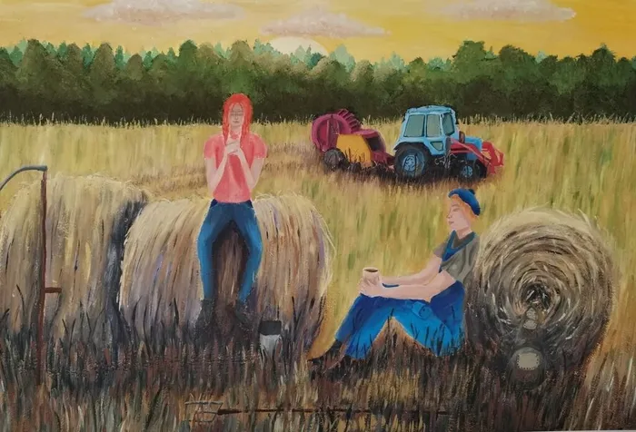 Беляева Анастасия (13 - 14 лет) МБОУ ДО «ДШИ» (педагог Силина Юлия Егоровна) "Тракторист"