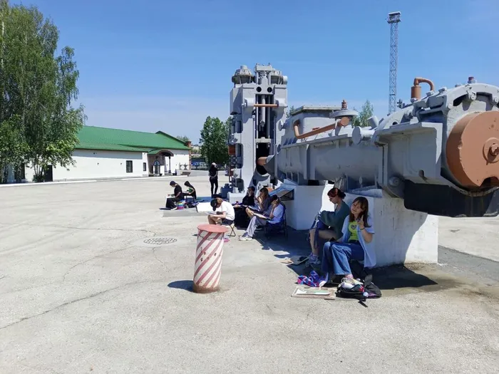 Пленэр в "Северской Домне"