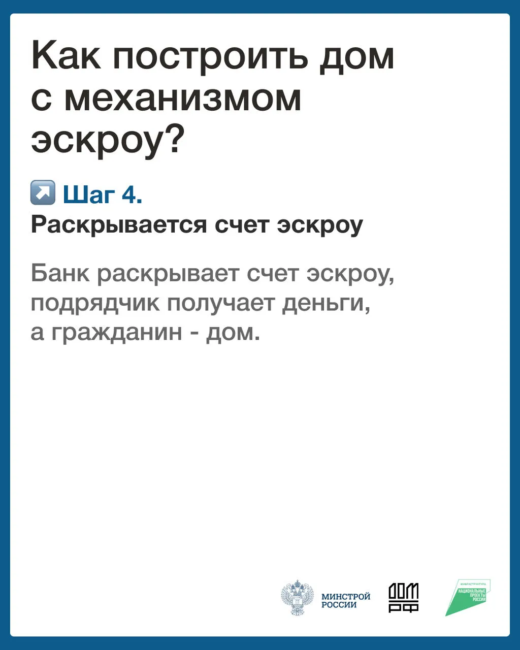 «О строительстве жилых домов по договорам строительного подряда  использованием счетов эскроу»